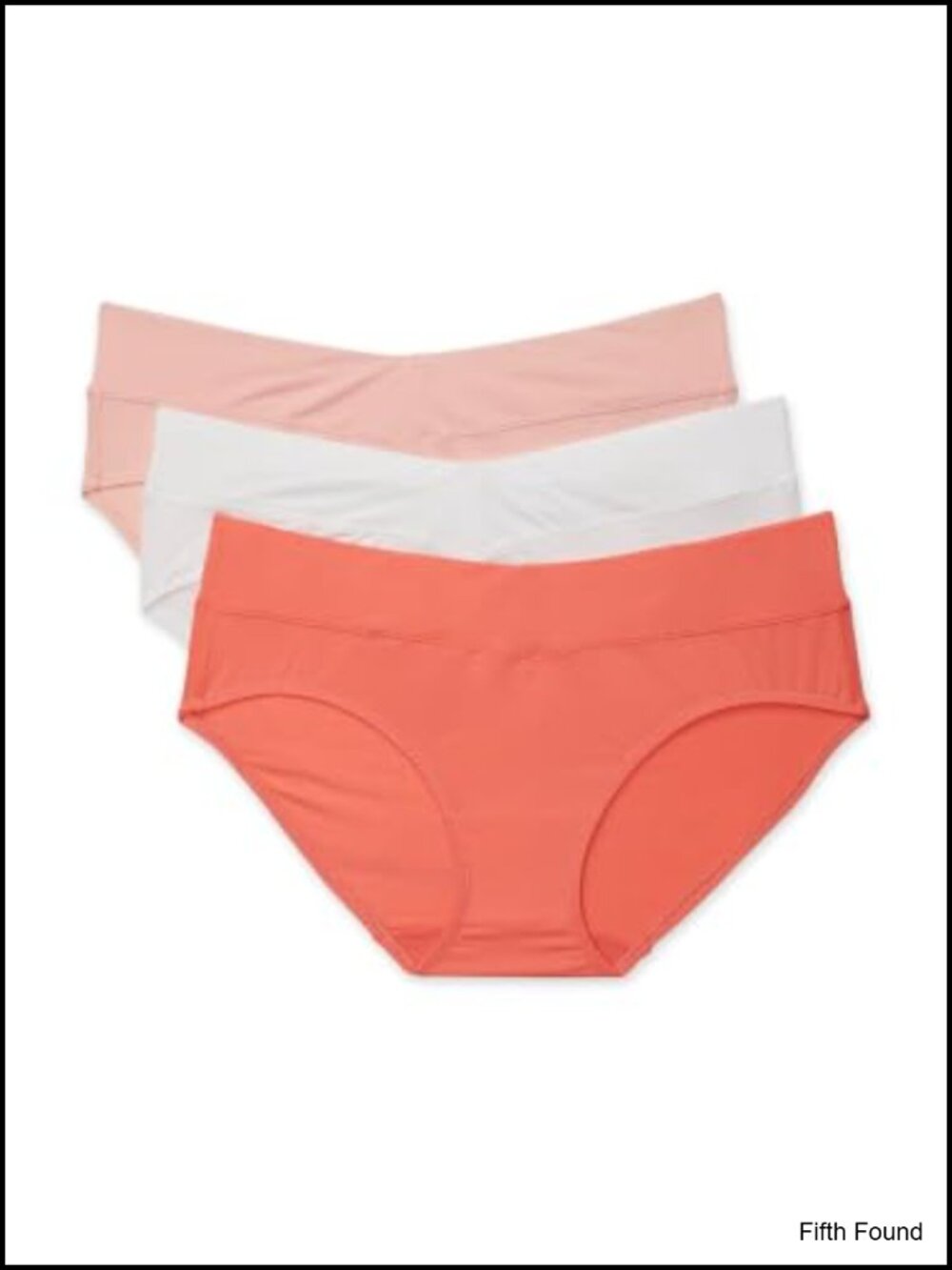 Lace Waistband No Muffin Top Hipster Panties 3 Pack